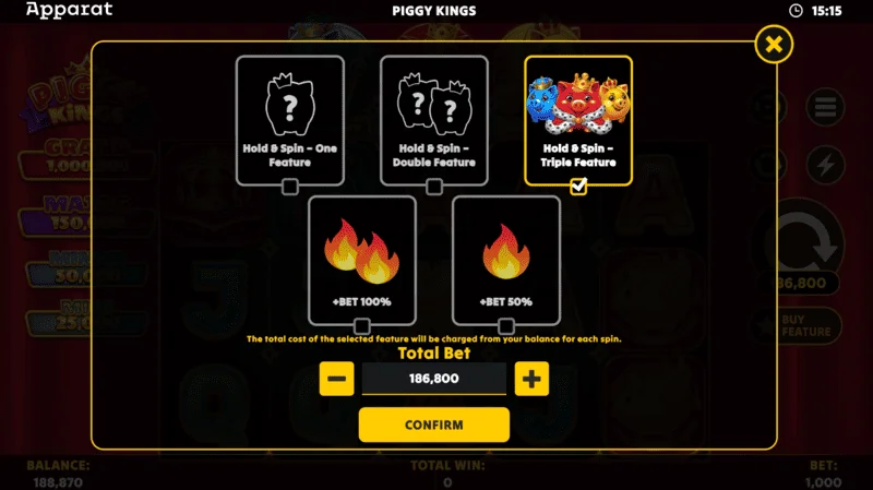 Piggy Kings – stor gevinst i Hold and Spin